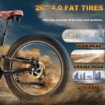 Fatbike Électrique Style Moto – Image 7
