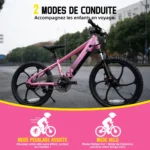 Vélo Électrique Rose pour Fille – Image 7