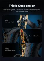 VTT Électrique avec Suspension Avant et Arrière – Image 11