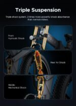 VTT Électrique avec Suspension Avant et Arrière – Image 12